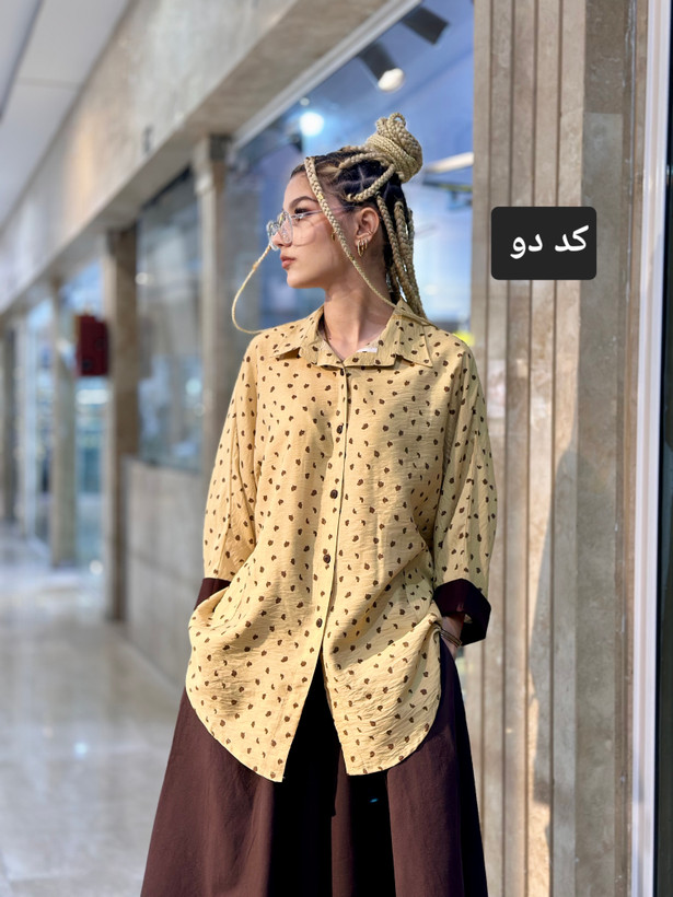 شومیز زنانه تابستانه گلدار مدل ابر