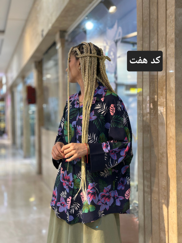 شومیز زنانه تابستانه گلدار مدل ابر