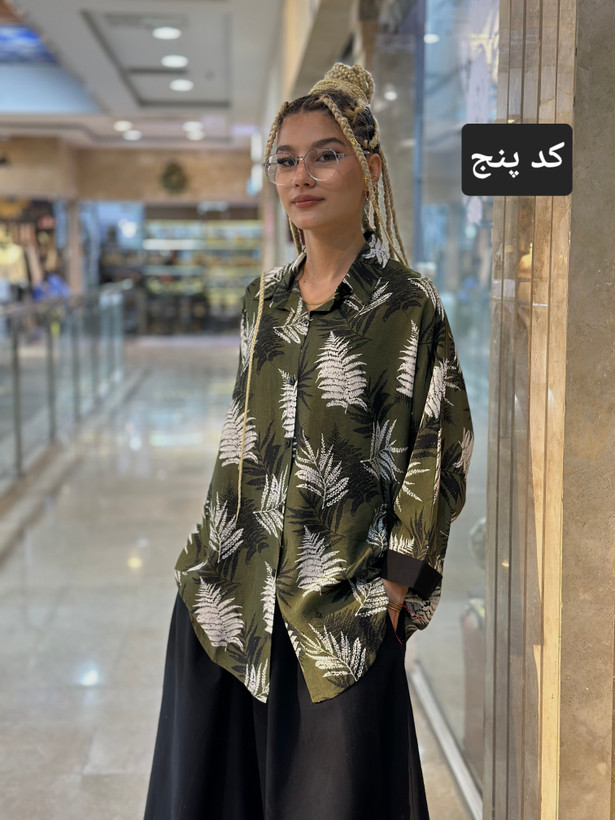 شومیز زنانه تابستانه گلدار مدل ابر